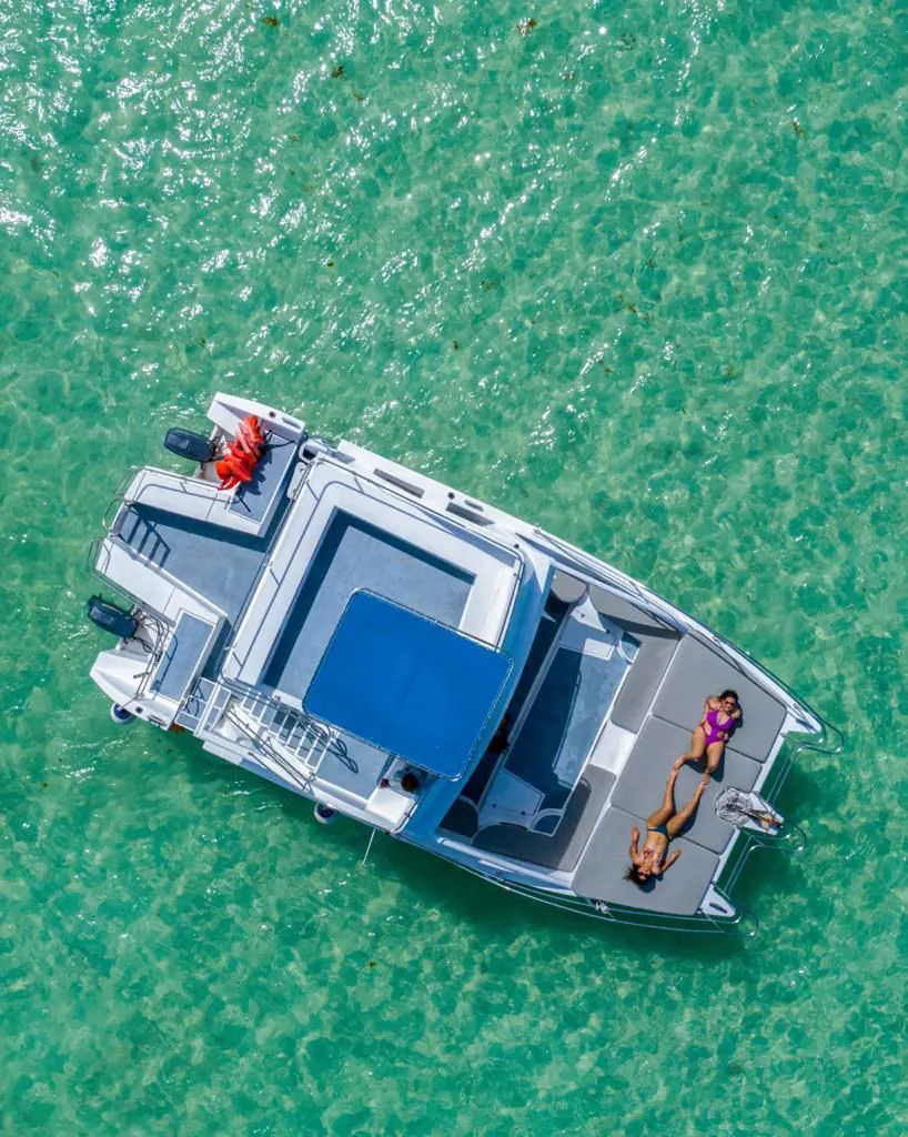 Catamaran Breeze, 45ft boat for private charter, up to 16 guests